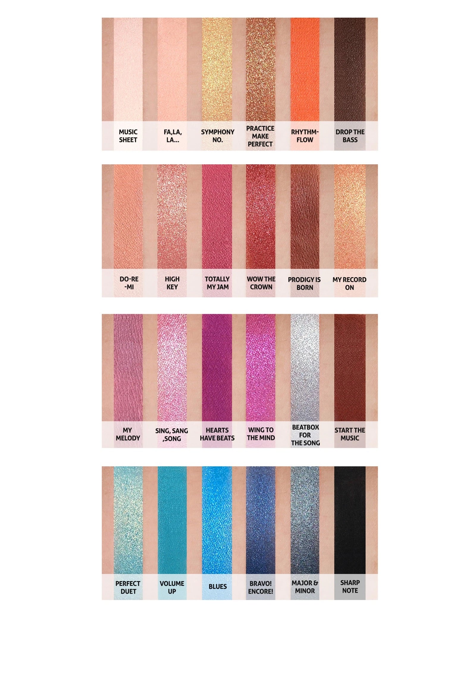 Viva La 24 Color Pigment Palette